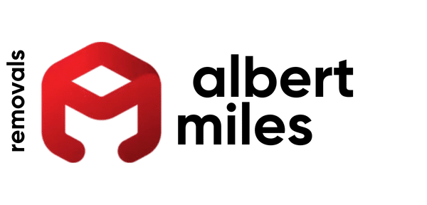 albert miles removals logo